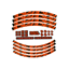Race Face Wheel Decal Kit - Orange