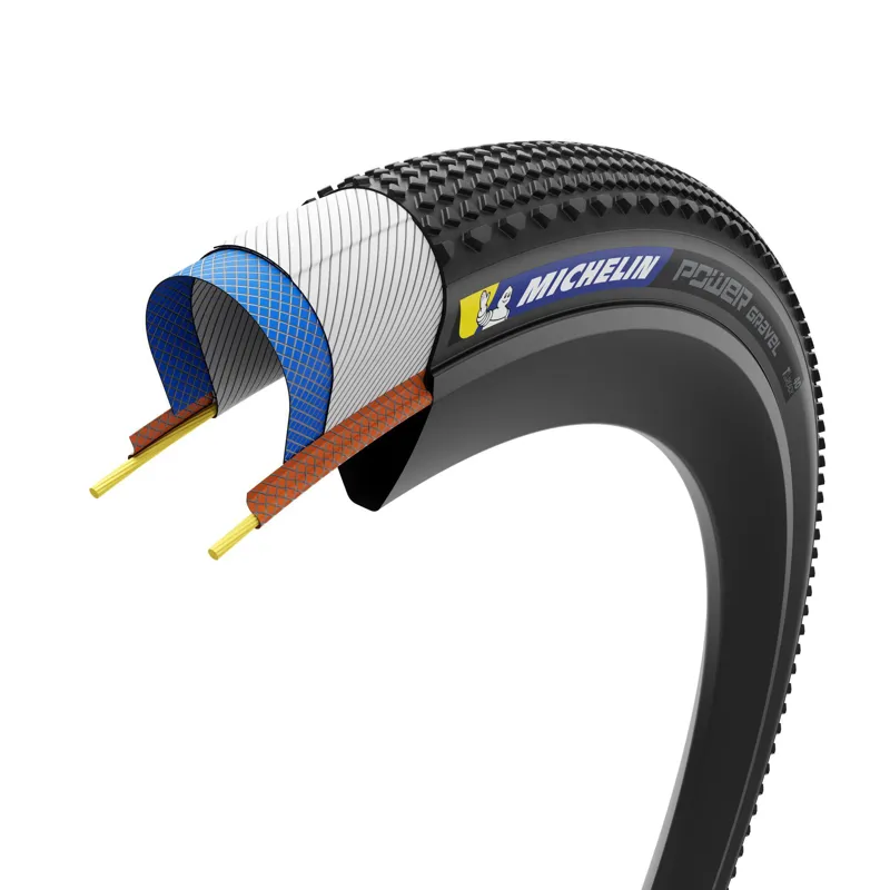 Michelin Power 700 x 47 Gravel Folding Tyre - Black-1