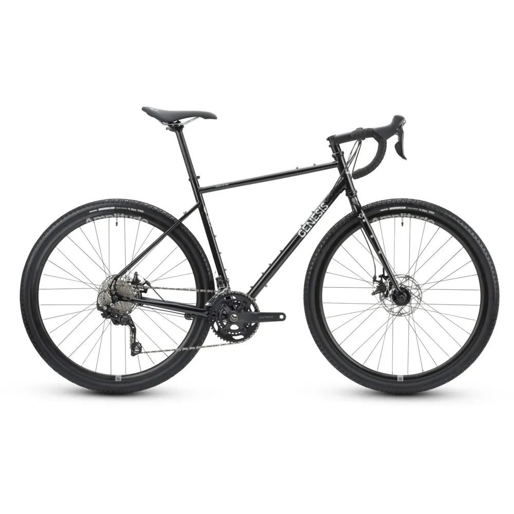 uPRISE Bikes Genesis Croix De Fer 20 2025 Gravel Road Bike - Black | Price match, 365 day return s, 18-Month Warranty, Finance Available & Free UK Delivery