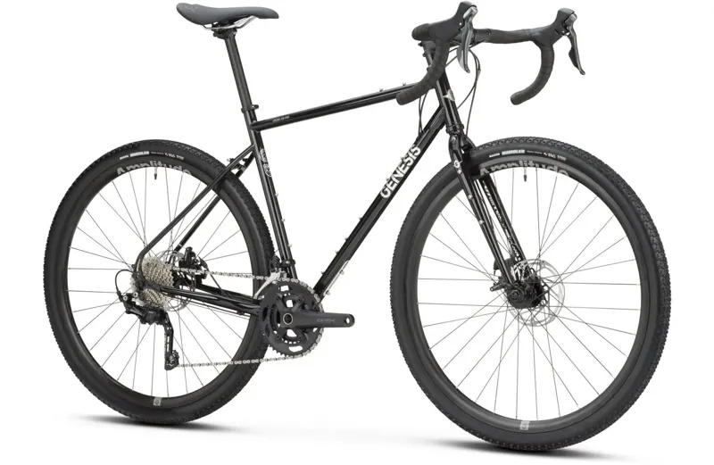 Genesis Croix De Fer 20 2025 Gravel Road Bike - Black-1