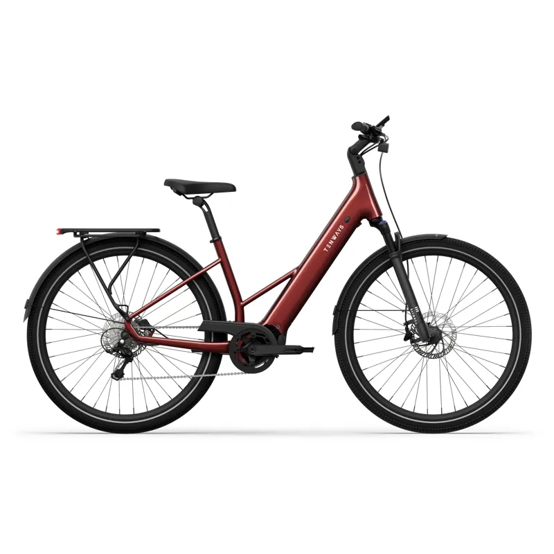 Tenways AGO-AIR 2025 Electric Hybrid Bike - 43cm - Velvet Red
