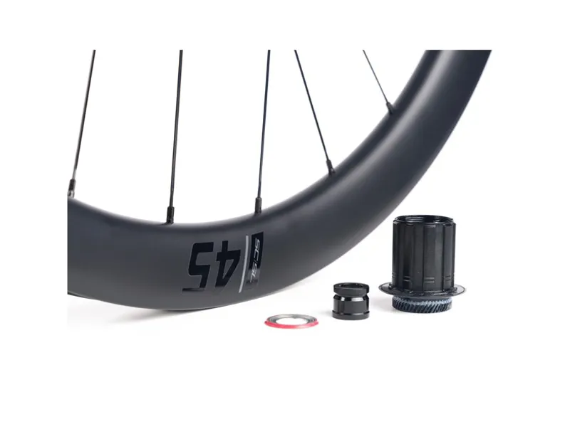 Vision SC 45 SL i23 Disc Carbon Tubeless Ready Road Wheelset - Black-3