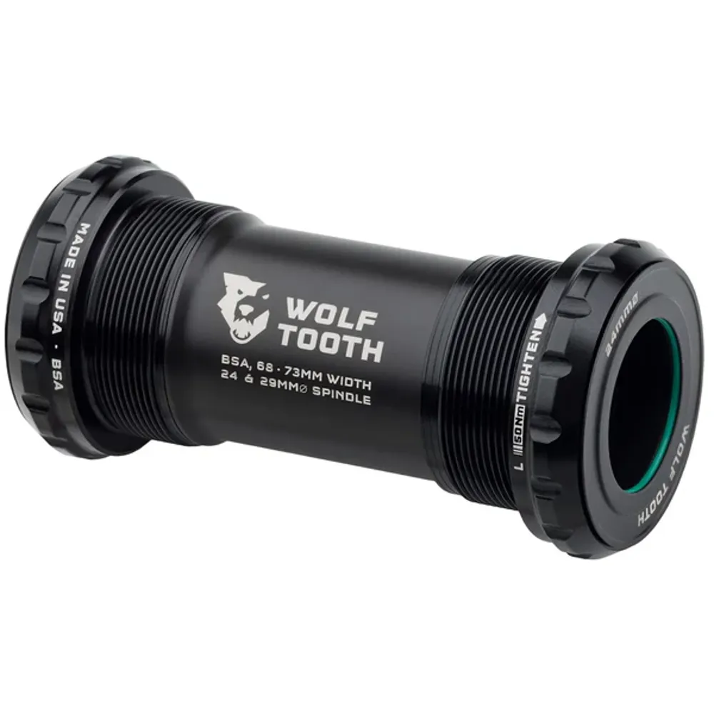 uPRISE Bikes Wolf Tooth BSA Bottom Bracket - Black | Price match, 365 day return s, 18-Month Warranty, Finance Available & Free UK Delivery