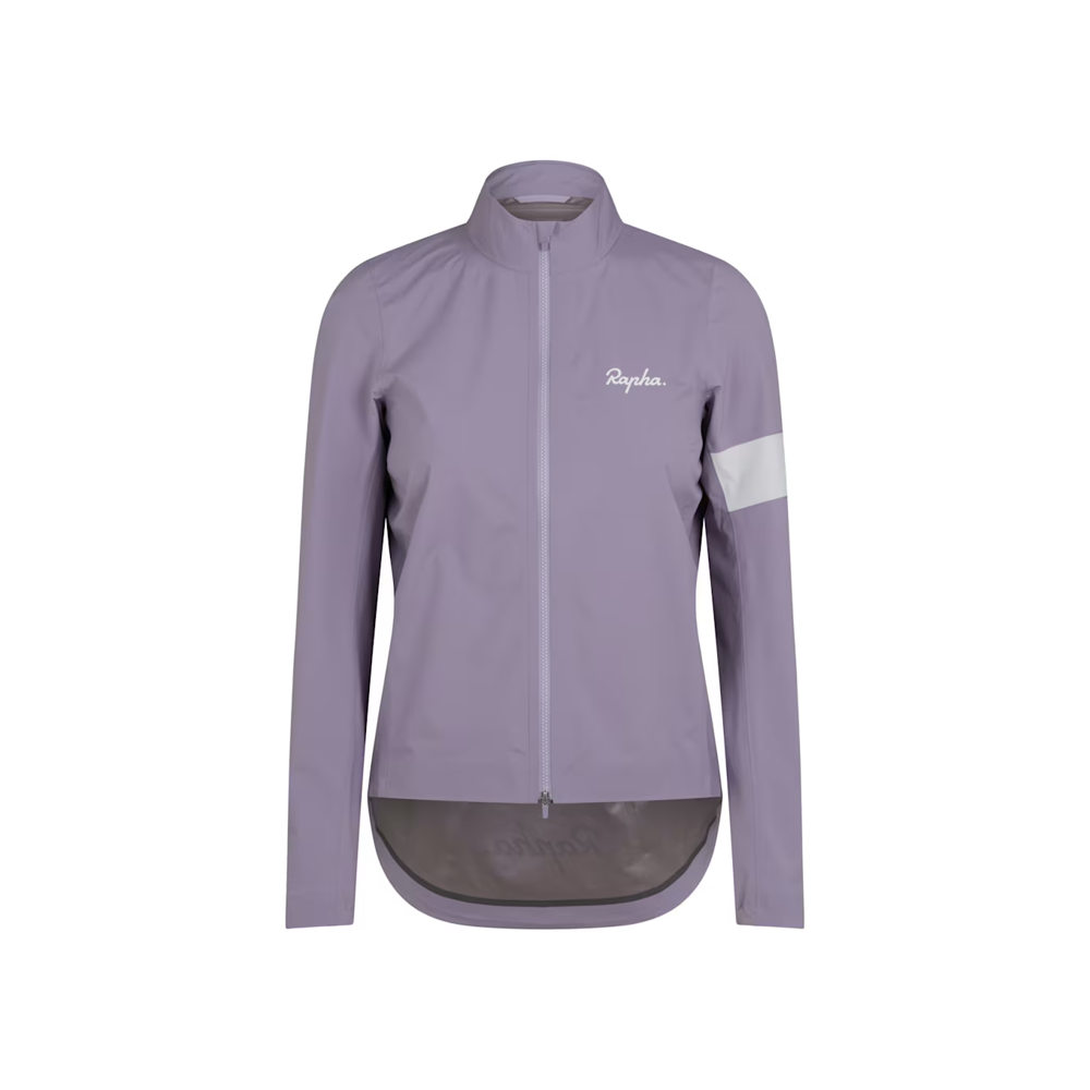uPRISE Bikes Rapha Core Women's Waterproof Rain Jacket III - Lilac Grey/White | Price match, 365 day returns, 18-Month Warranty, Finance Available & Free UK Delivery