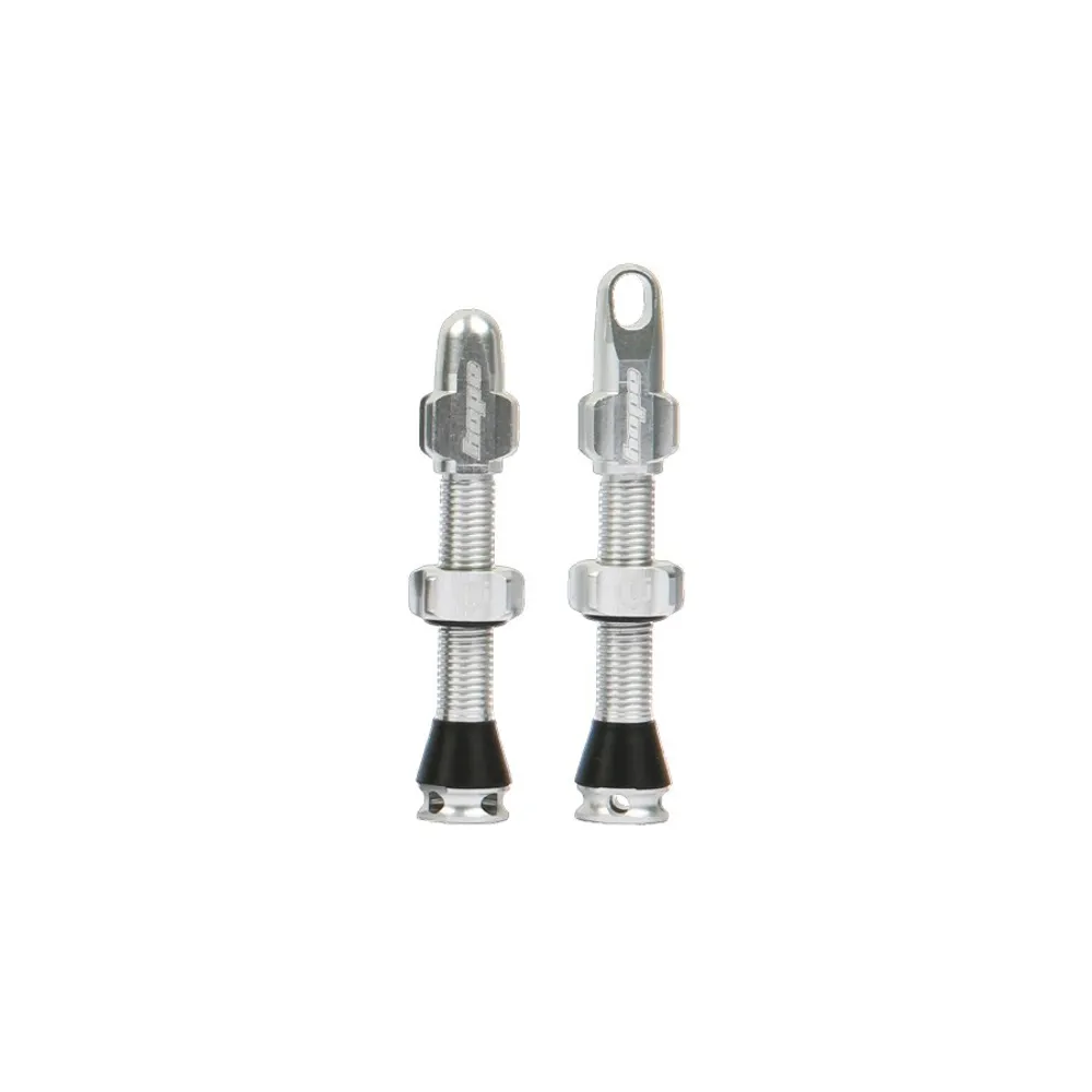 uPRISE Bikes Hope Tubeless Valve Pair - 40mm - Silver | Price match, 365 day return s, 18-Month Warranty, Finance Available & Free UK Delivery