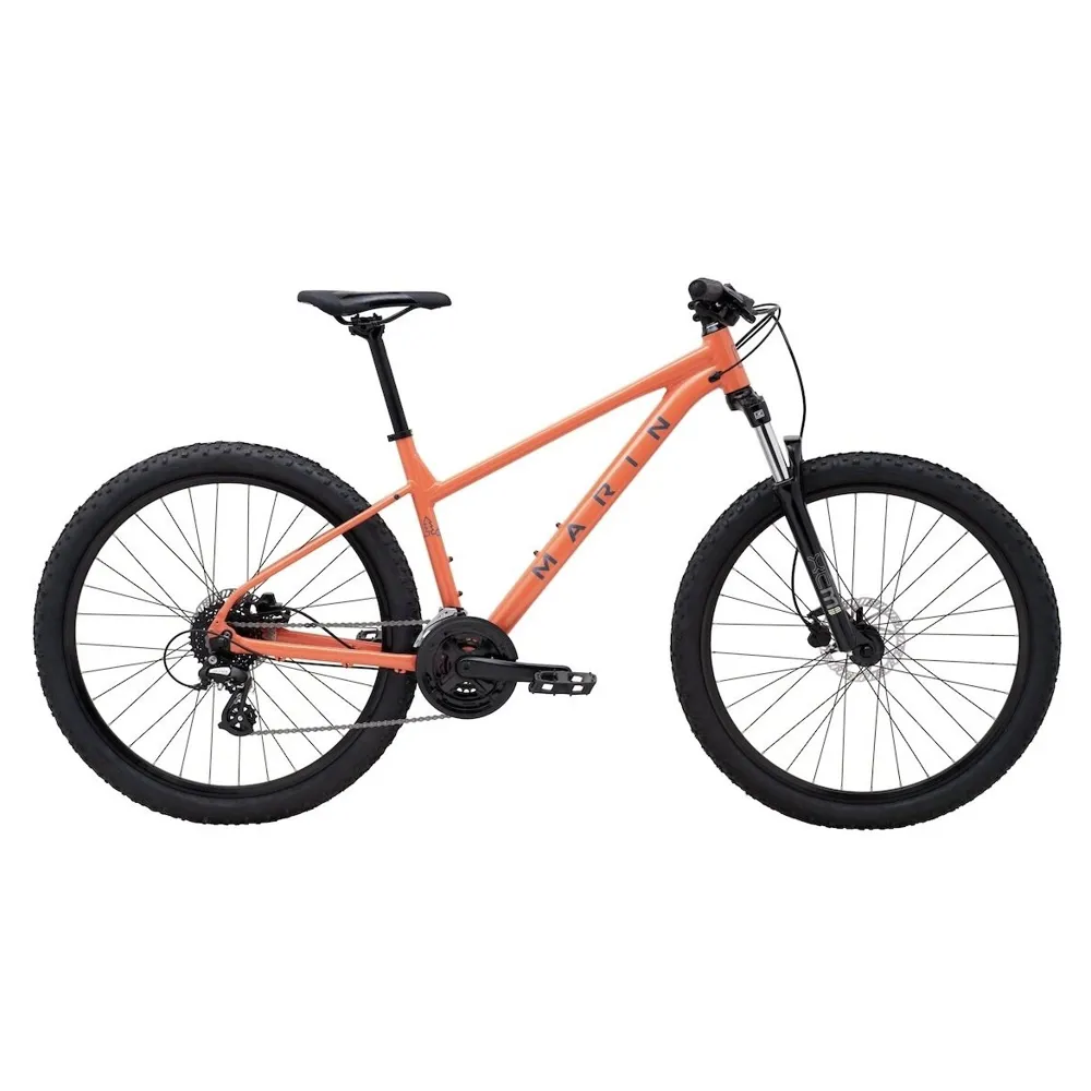 uPRISE Bikes Marin Wildcat Trail 2 27.5 inch Women's 2025 Hardtail MTB - Coral | Price match, 365 day return s, 18-Month Warranty, Finance Available & Free UK Delivery