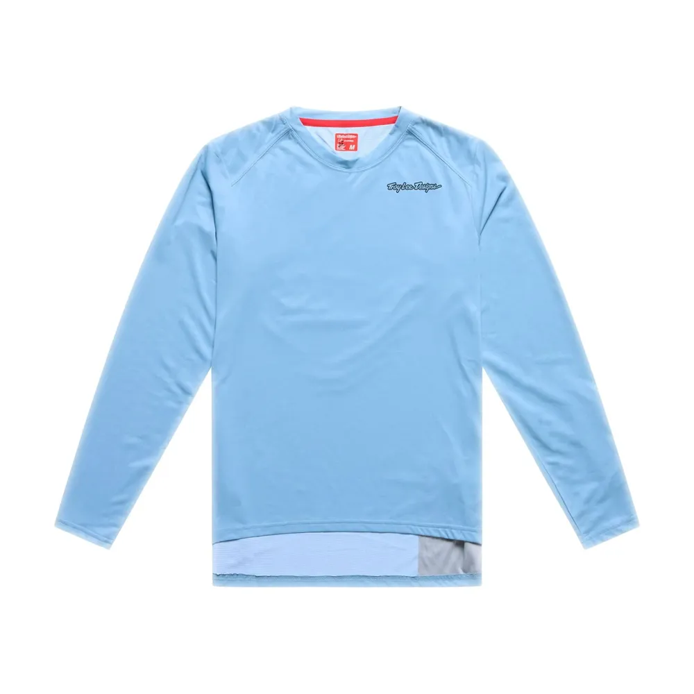 uPRISE Bikes Troy Lee Designs Lilium Pro Women's Long Sleeve Jersey - Mono Dawn Blue | Price match, 365 day returns, 18-Month Warranty, Finance Available & Free UK Delivery