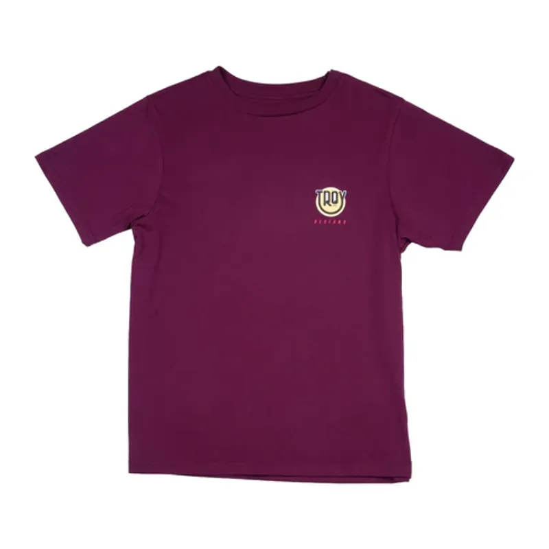 Troy Lee Designs Happy Dayz Women's Short Sleeve T-Shirt - Sangria