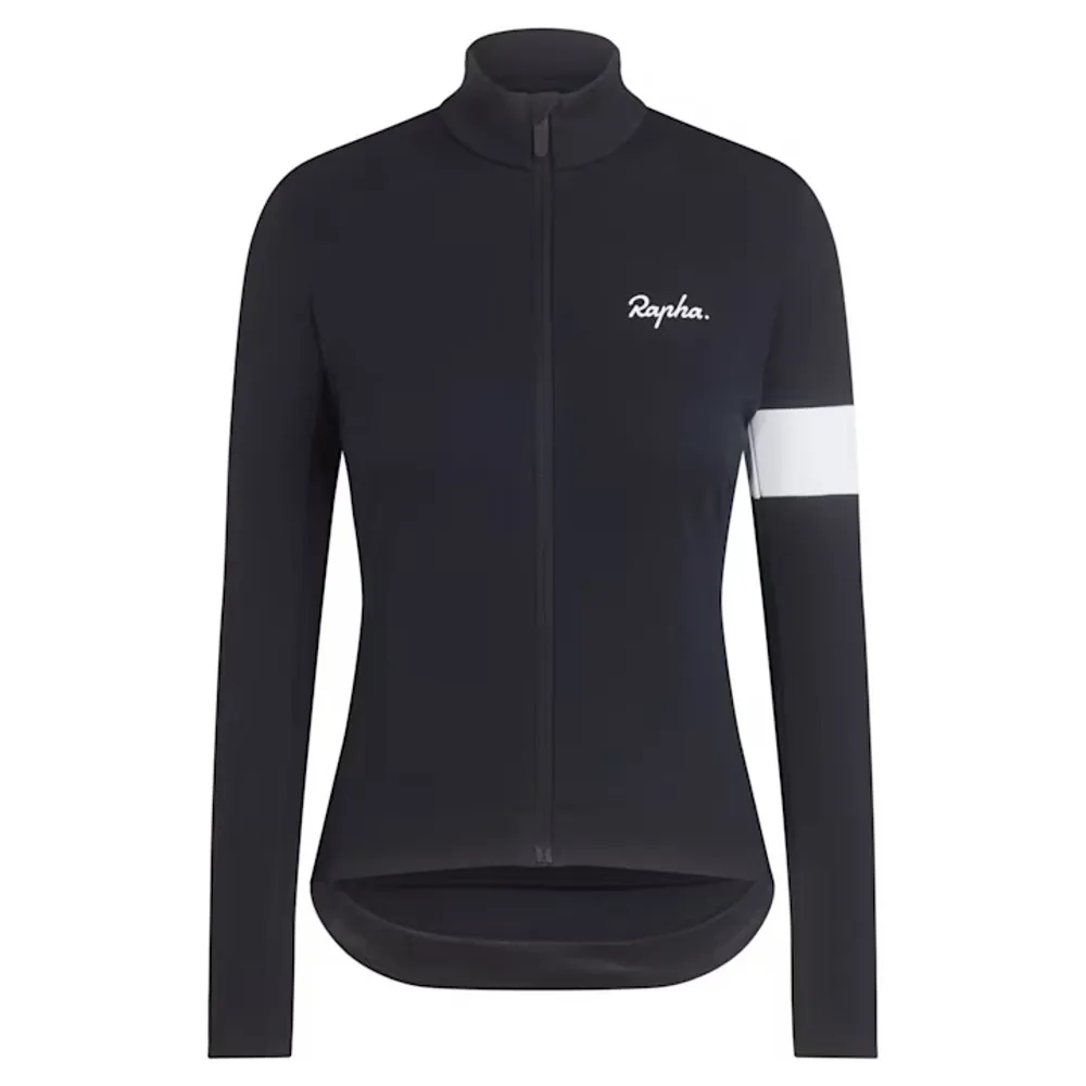 uPRISE Bikes Rapha Core Women's Winter Jacket - Black/White | Price match, 365 day return s, 18-Month Warranty, Finance Available & Free UK Delivery