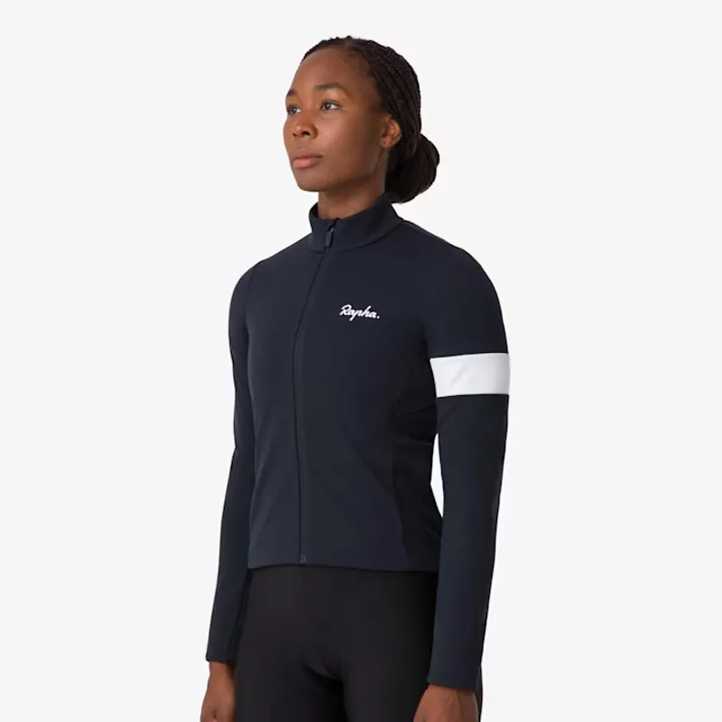 Rapha Core Women's Winter Jacket - Black/White-3