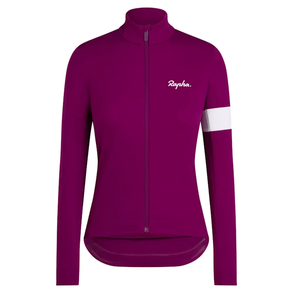 uPRISE Bikes Rapha Core Women's Winter Jacket - Mauve/White | Price match, 365 day return s, 18-Month Warranty, Finance Available & Free UK Delivery