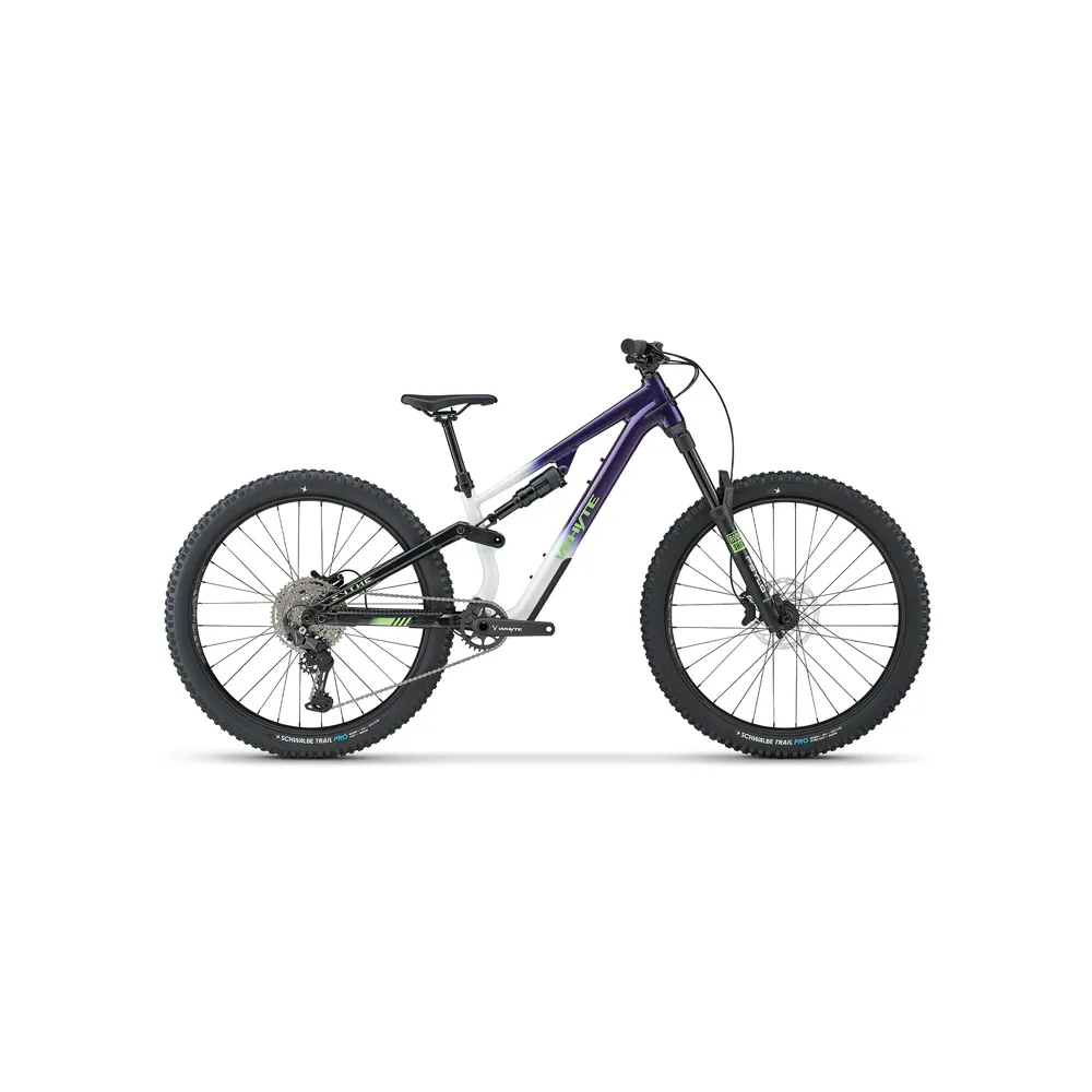uPRISE Bikes Whyte Bikes Whyte  Sythe 27 2027 Junior Full Suspension Mountain Bike - Shrinking Violet | Price match, 365 day returns, 18-Month Warranty, Finance Available & Free UK Delivery