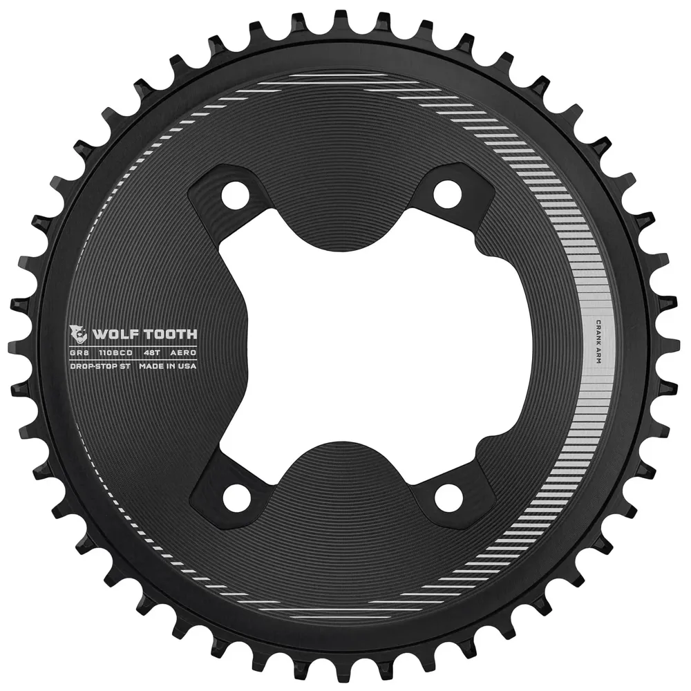 uPRISE Bikes Wolf Tooth 110 BCD Asymmetric Aero for Shimano GRX Chainrings | Price match, 365 day return s, 18-Month Warranty, Finance Available & Free UK Delivery