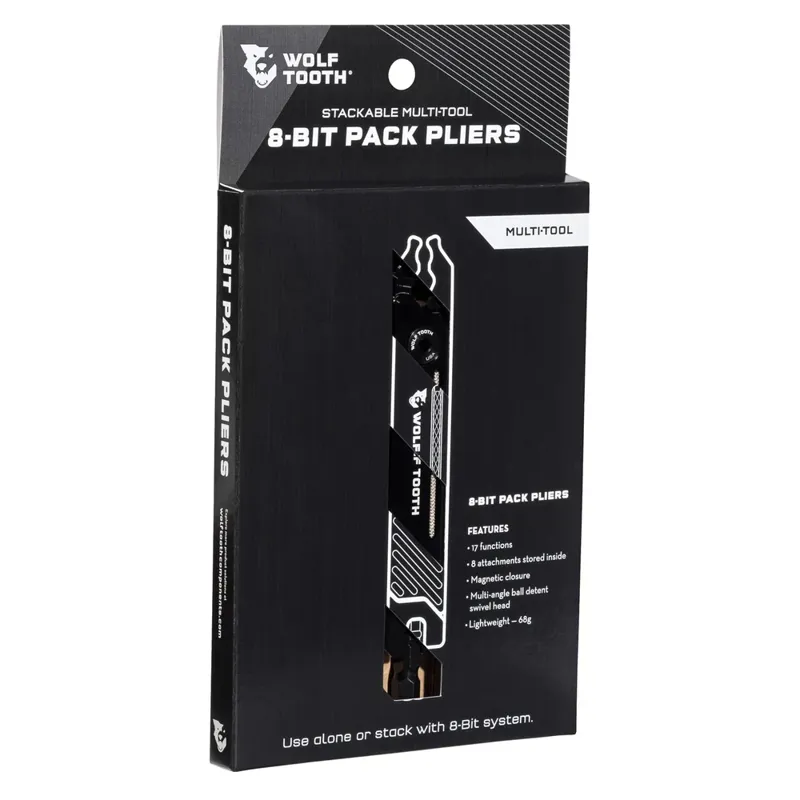 Wolf Tooth 8-Bit Pack Pliers 17 Functions Multitool - Black-3