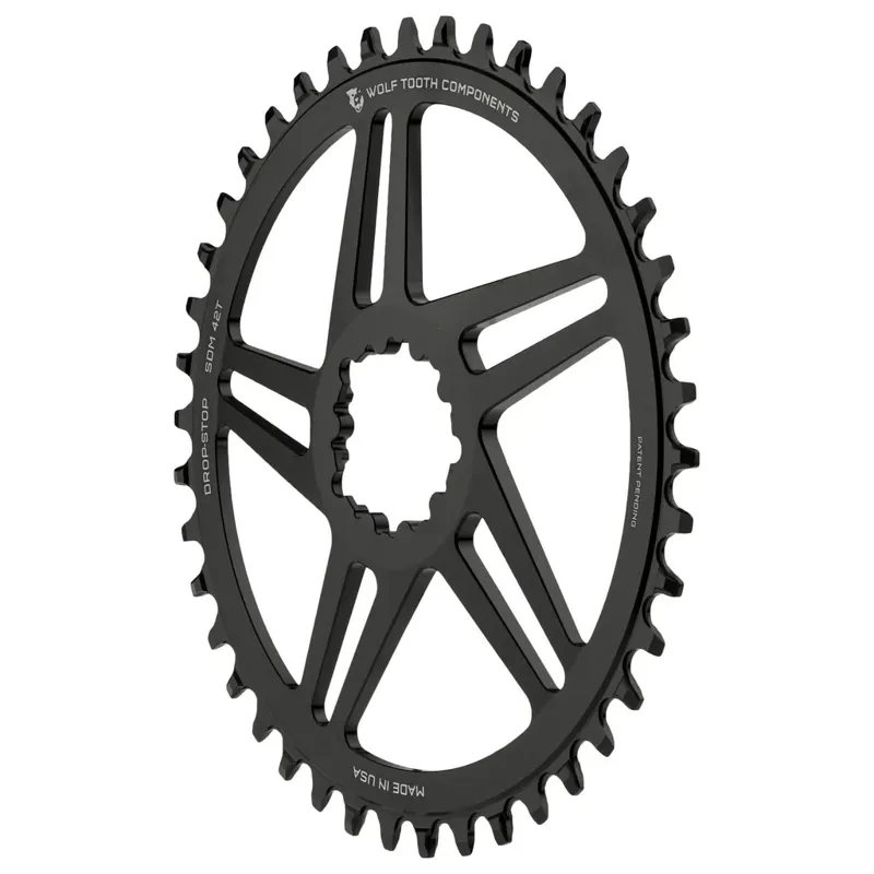 Wolf Tooth Direct Mount Round SRAM Chainring Flat Top - Drop Stop B-3