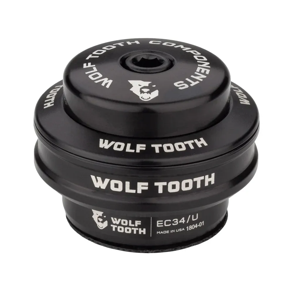 uPRISE Bikes Wolf Tooth Performance External Upper EC34/28. 6 Cup Headset - Black | Price match, 365 day return s, 18-Month Warranty, Finance Available & Free UK Delivery