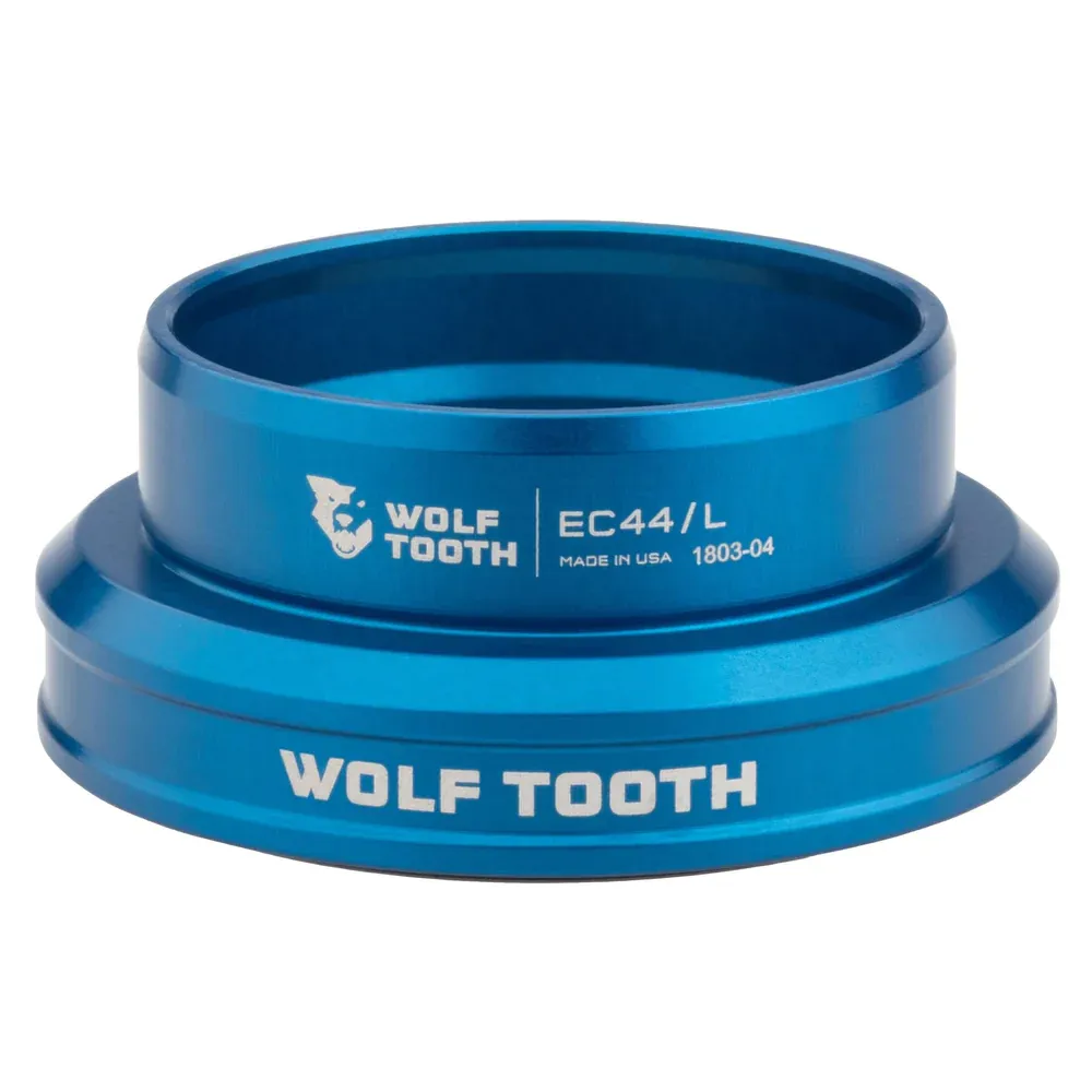 uPRISE Bikes Wolf Tooth Performance External Lower Cup Headset - Blue | Price match, 365 day return s, 18-Month Warranty, Finance Available & Free UK Delivery