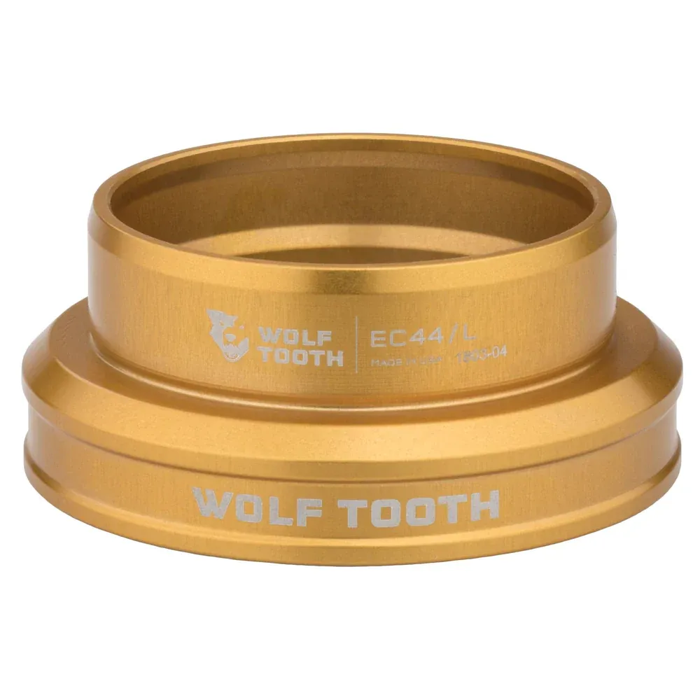 uPRISE Bikes Wolf Tooth Performance External Lower Cup Headset - Gold | Price match, 365 day return s, 18-Month Warranty, Finance Available & Free UK Delivery