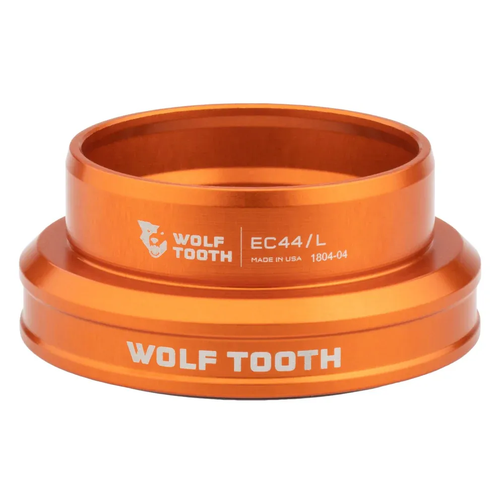 uPRISE Bikes Wolf Tooth Performance External Lower Cup Headset - Orange | Price match, 365 day return s, 18-Month Warranty, Finance Available & Free UK Delivery