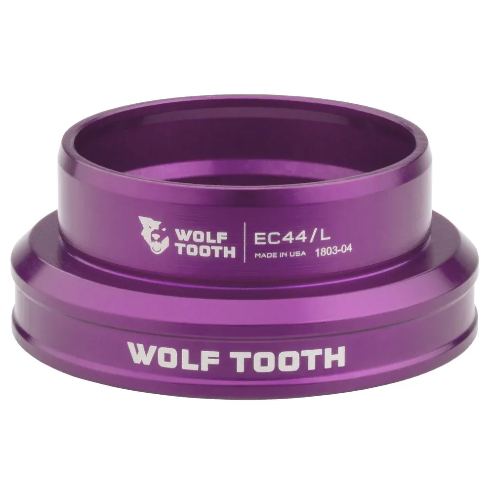 uPRISE Bikes Wolf Tooth Performance External Lower Cup Headset - Purple | Price match, 365 day return s, 18-Month Warranty, Finance Available & Free UK Delivery