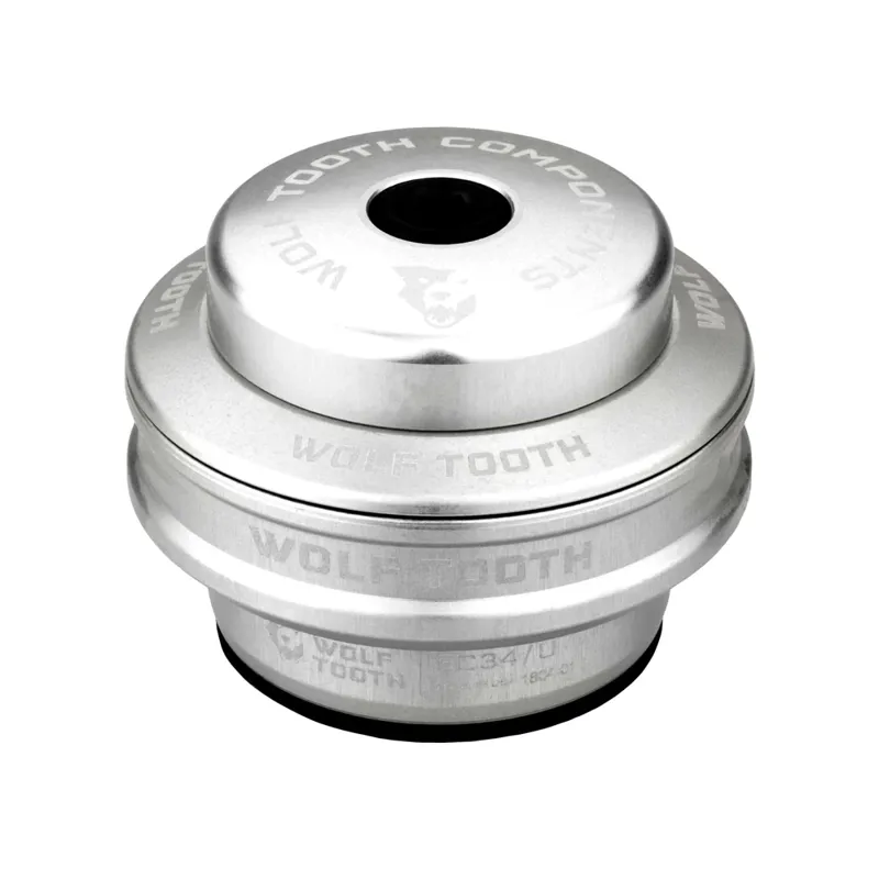 Wolf Tooth Performance External Upper EC34/28. 6 Cup Headset - Raw Silver