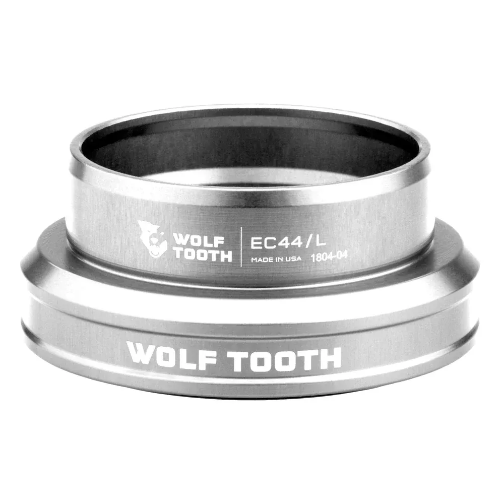 uPRISE Bikes Wolf Tooth Performance External Lower Cup Headset - Raw Silver | Price match, 365 day return s, 18-Month Warranty, Finance Available & Free UK Delivery