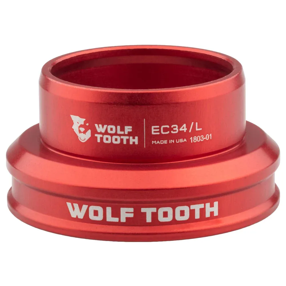 uPRISE Bikes Wolf Tooth Performance External Lower Cup Headset - Red | Price match, 365 day return s, 18-Month Warranty, Finance Available & Free UK Delivery