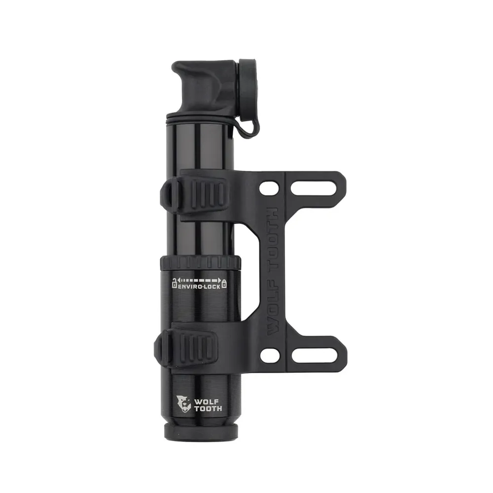 uPRISE Bikes Wolf Tooth EnCase System 40cc 70psi Mini Pump - Black | Price match, 365 day return s, 18-Month Warranty, Finance Available & Free UK Delivery