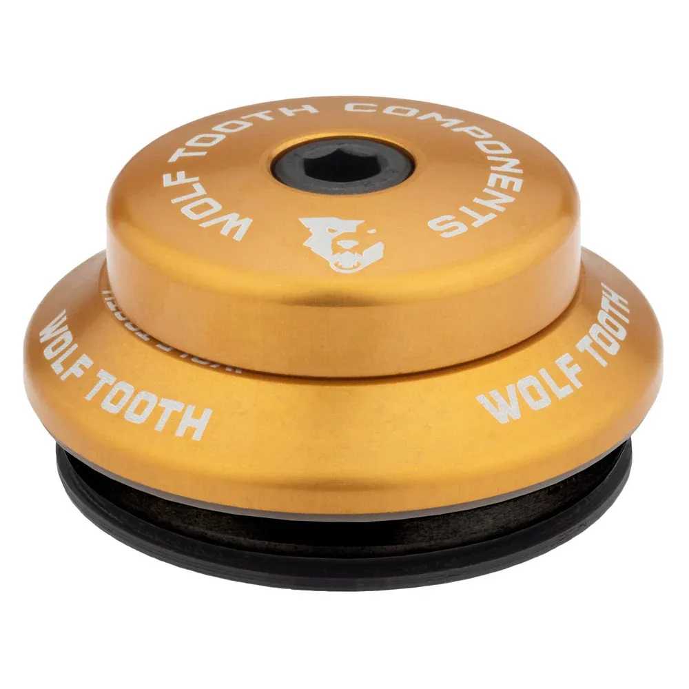 uPRISE Bikes Wolf Tooth Performance Integrated Upper IS41/28. 6 Headset - Gold | Price match, 365 day return s, 18-Month Warranty, Finance Available & Free UK Delivery
