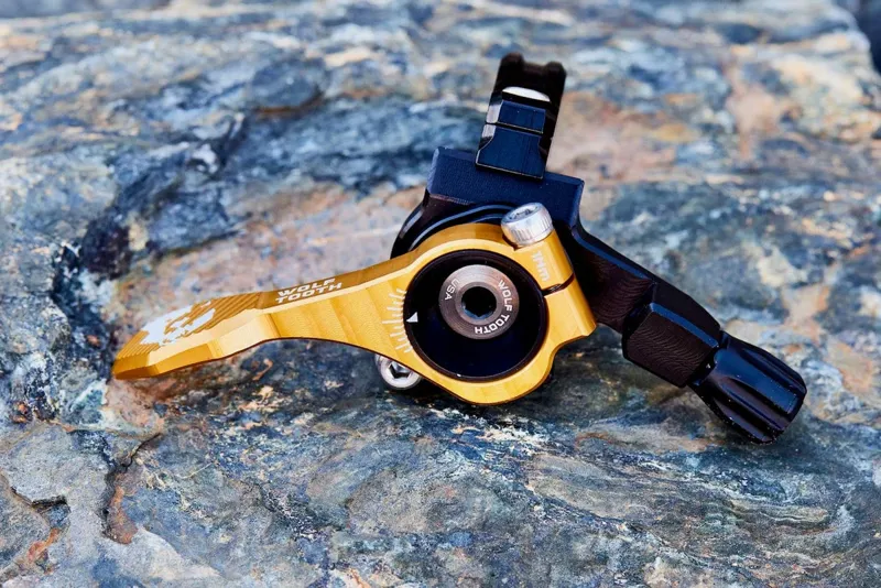 Wolf Tooth ReMote Pro Dropper Lever 22.2mm Clamp - Gold-1