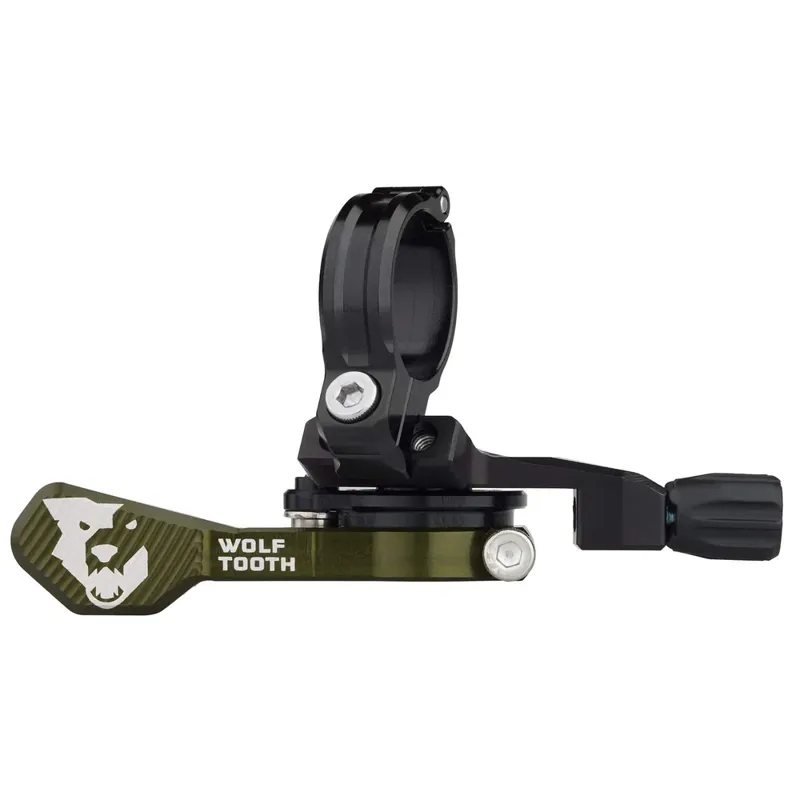 Wolf Tooth ReMote Pro Dropper Lever 22.2mm Clamp - Olive