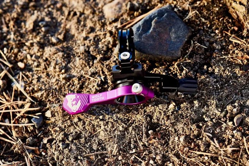 Wolf Tooth ReMote Pro Dropper Lever 22.2mm Clamp - Purple-1
