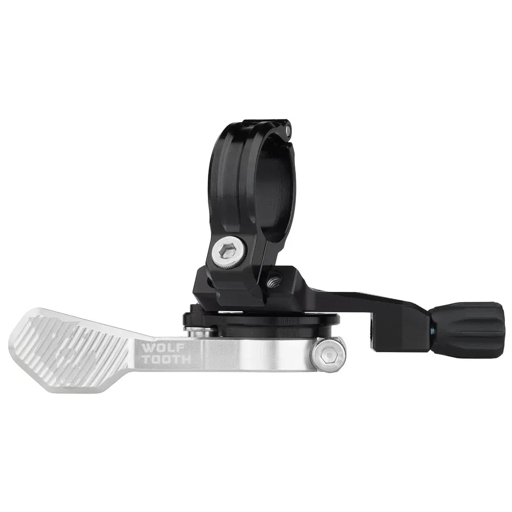 uPRISE Bikes Wolf Tooth ReMote Pro Dropper Lever 22.2mm Clamp - Silver | Price match, 365 day return s, 18-Month Warranty, Finance Available & Free UK Delivery
