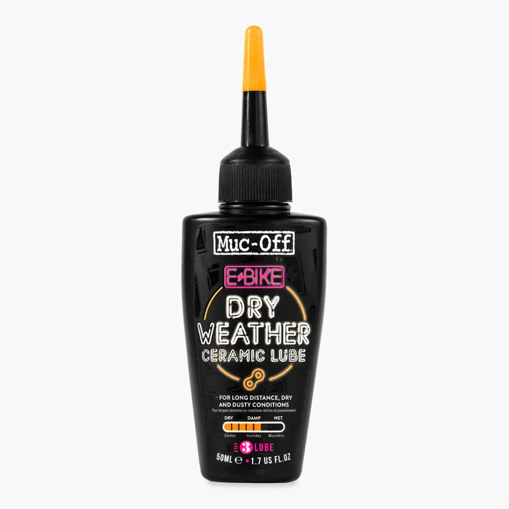 uPRISE Bikes Muc-Off eBike Dry Weather Chain Lube - 50ml | Price match, 365 day return s, 18-Month Warranty, Finance Available & Free UK Delivery