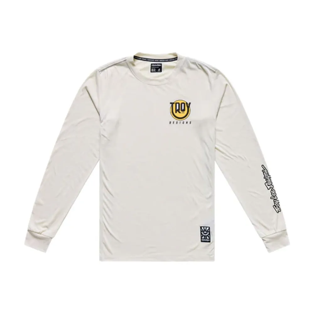 uPRISE Bikes Troy Lee Designs Skyline Ride Youth Long Sleeve T-Shirt - Happy Pumice | Price match, 365 day returns, 18-Month Warranty, Finance Available & Free UK Delivery