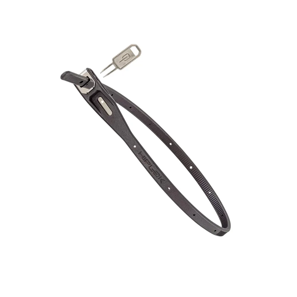 uPRISE Bikes Hiplok Z-Lok Armoured Single Reuseable Tie - Black - 40cm | Price match, 365 day return s, 18-Month Warranty, Finance Available & Free UK Delivery