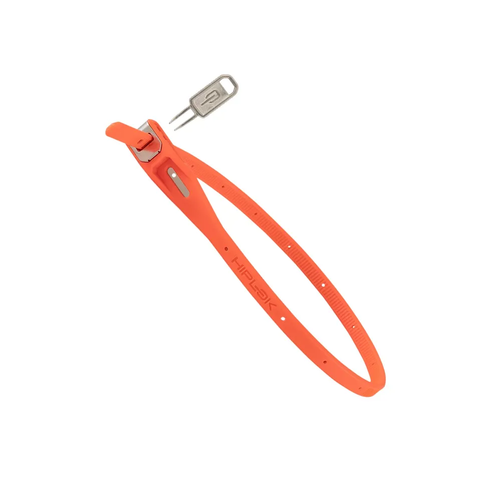 uPRISE Bikes Hiplok Z-Lok Armoured Single Reuseable Tie - Orange - 40cm | Price match, 365 day return s, 18-Month Warranty, Finance Available & Free UK Delivery