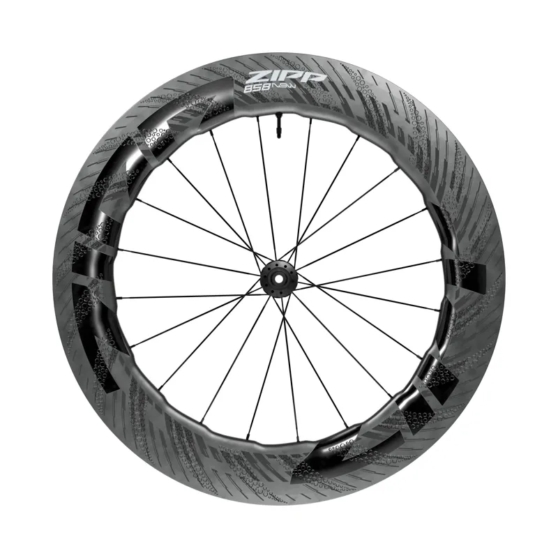 Zipp 858 NSW Carbon Tubeless Road D1 Wheelset - Black