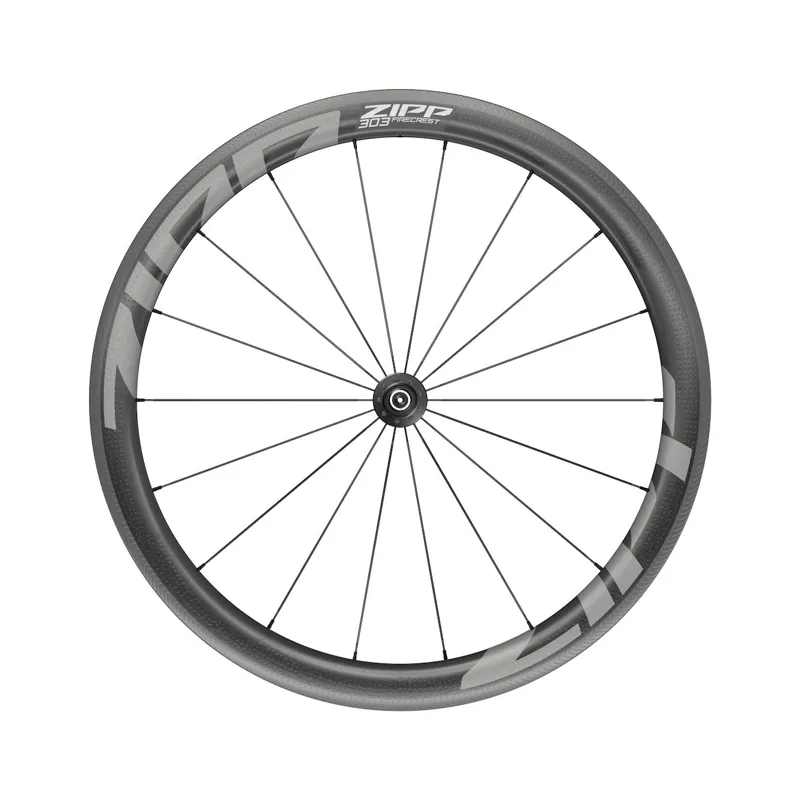 Zipp 303 Firecrest Carbon Tubular Rim Brake QR A1 Front Road Wheel - STD Graphic