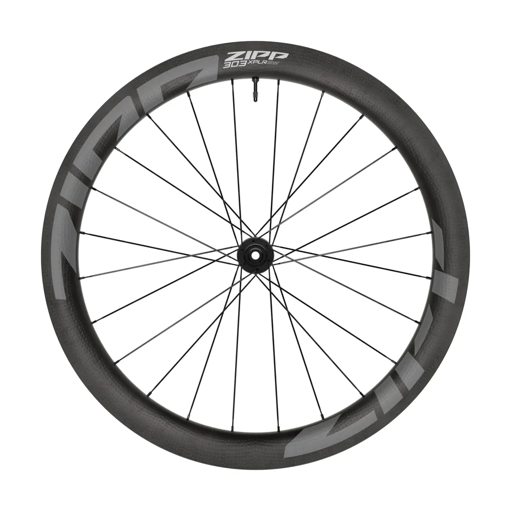 uPRISE Bikes Zipp 303 XPLR SW Carbon Tubeless Centre Lock Disc Front Gravel Wheel | Price match, 365 day return s, 18-Month Warranty, Finance Available & Free UK Delivery