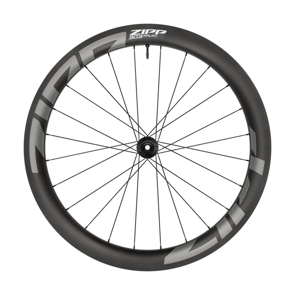 uPRISE Bikes Zipp 303 XPLR S Carbon Tubeless Centre Lock Disc Front Gravel Wheel | Price match, 365 day return s, 18-Month Warranty, Finance Available & Free UK Delivery