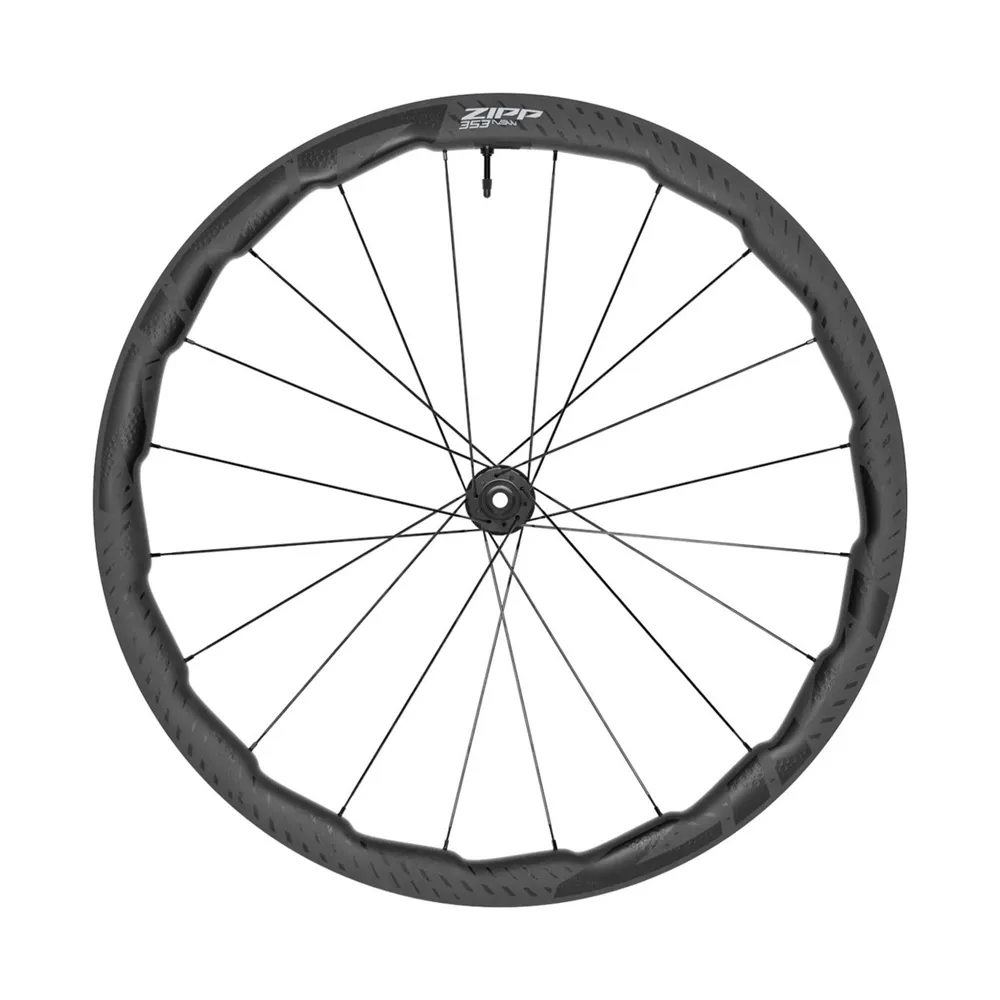 uPRISE Bikes Zipp 353 NSW Carbon Tubeless Disc 700c B1 Front Wheel - Black | Price match, 365 day return s, 18-Month Warranty, Finance Available & Free UK Delivery