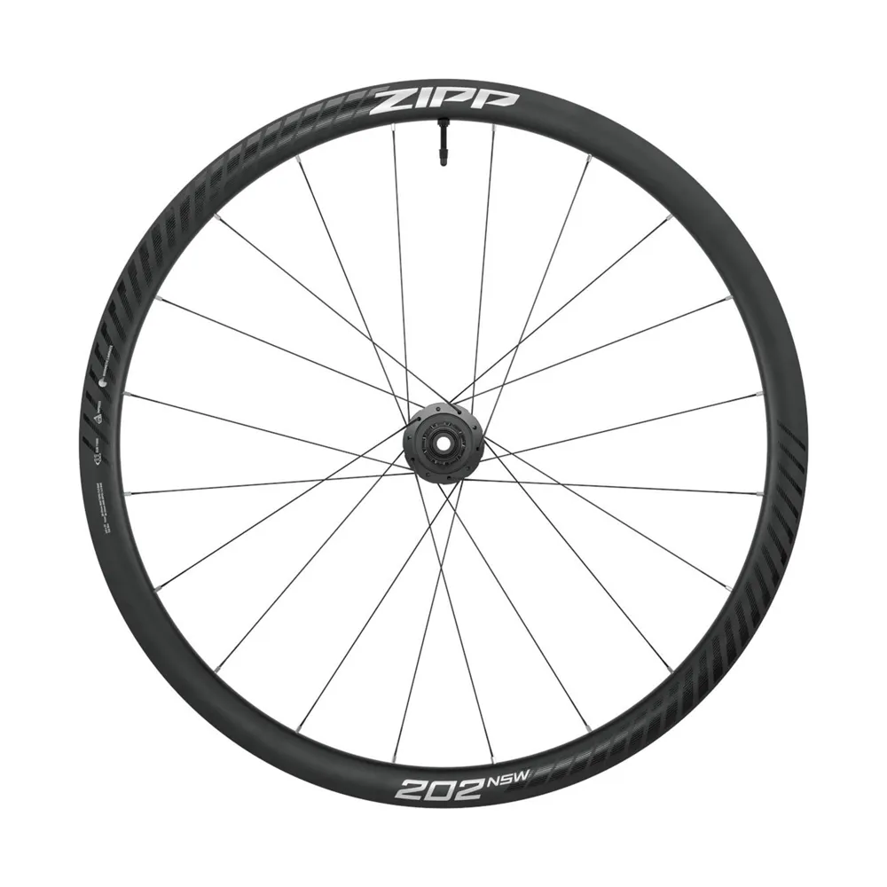 uPRISE Bikes Zipp 202 NSW Carbon Tubeless Disc Brake Center Locking 700c A1 Rear Wheel - Dark Grey Graphic | Price match, 365 day returns, 18-Month Warranty, Finance Available & Free UK Delivery