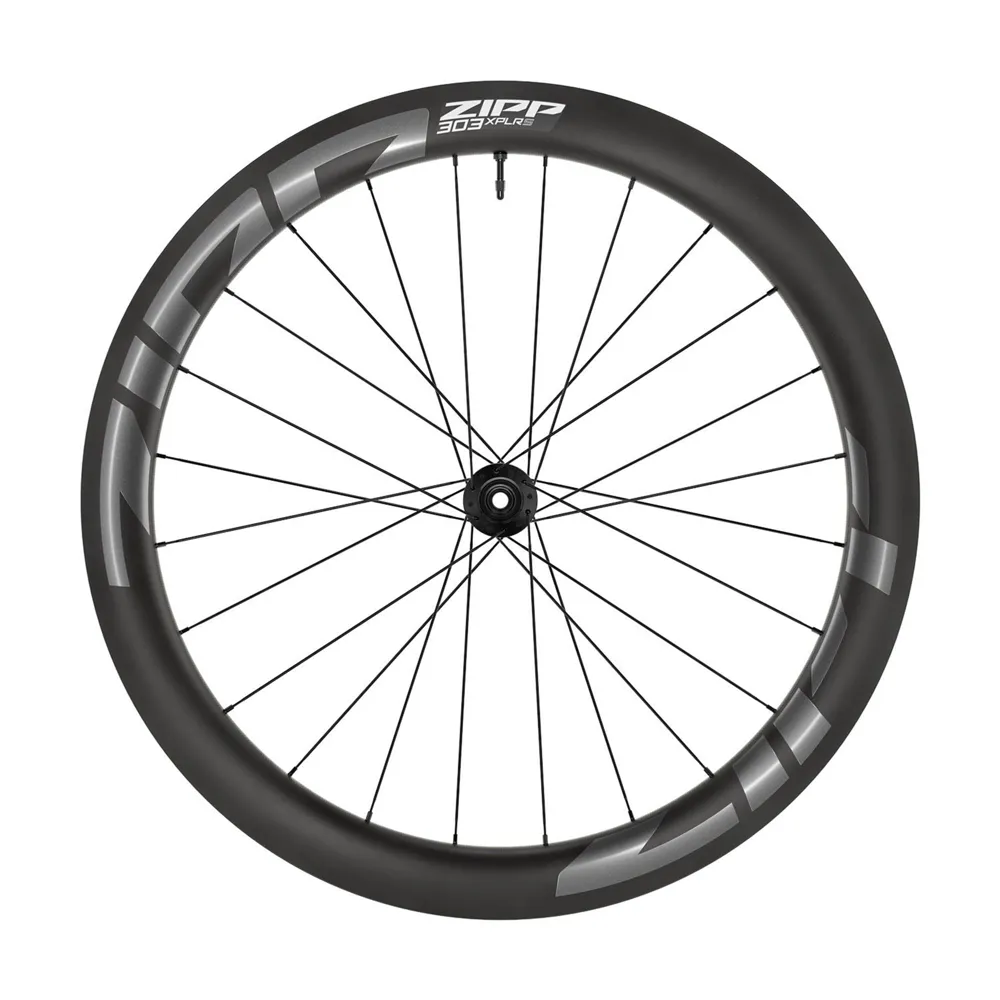 uPRISE Bikes Zipp 303 XPLR S Carbon B1 700c Rear Gravel Wheel - Dark Grey Graphic | Price match, 365 day returns, 18-Month Warranty, Finance Available & Free UK Delivery