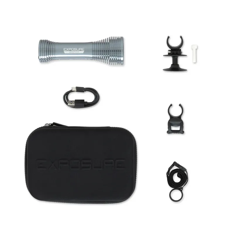 Exposure Zenith 4 2360 Lumen USB Helmet Light - Silver-1