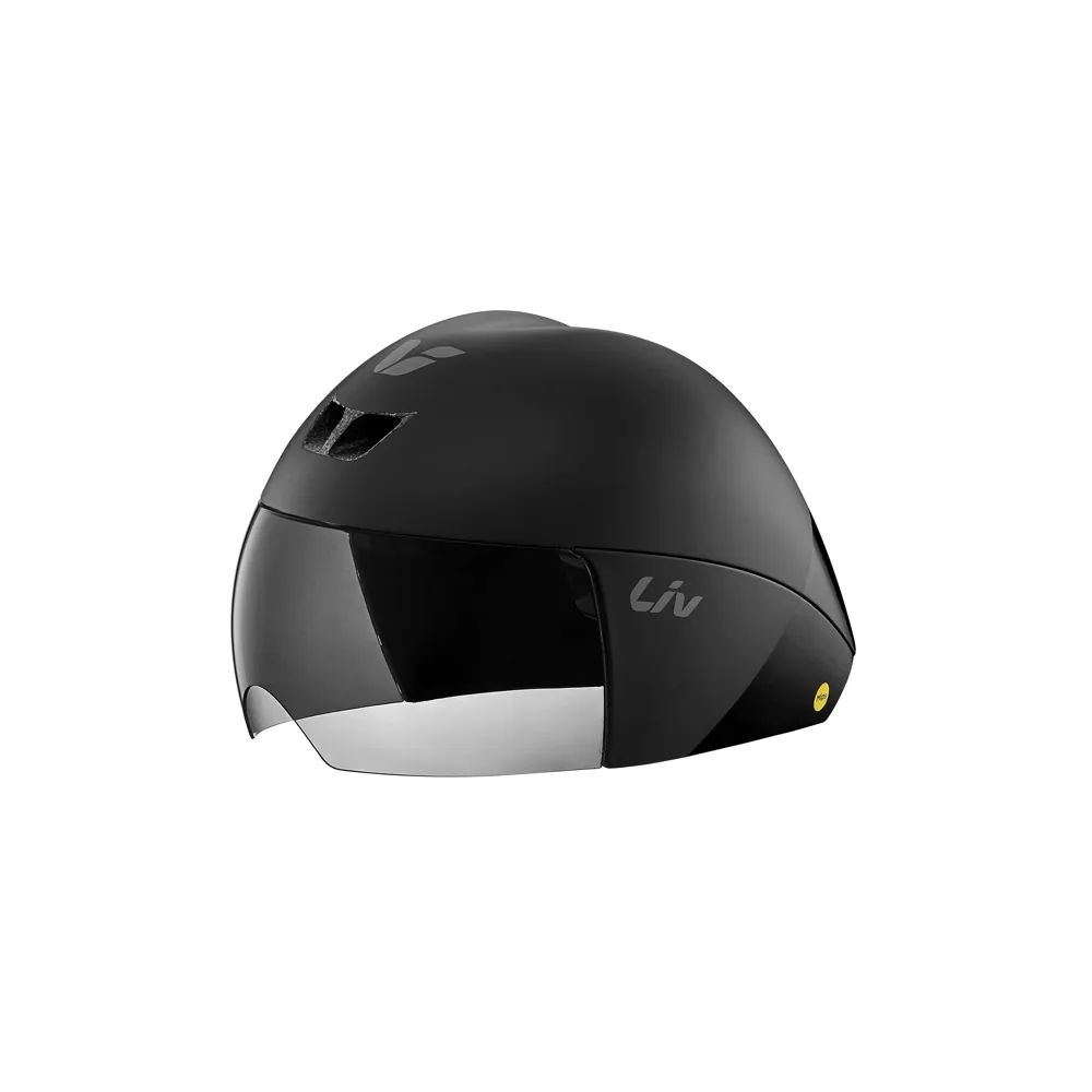 uPRISE Bikes Liv Rivet Mips Women's TT/Aero Helmet - Black | Price match, 365 day return s, 18-Month Warranty, Finance Available & Free UK Delivery