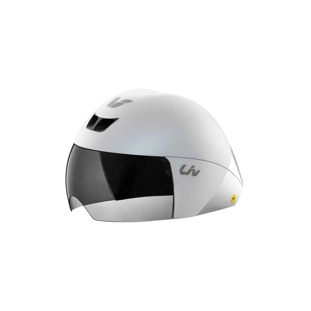 uPRISE Bikes Liv Rivet Mips Women's TT/Aero Helmet - White | Price match, 365 day return s, 18-Month Warranty, Finance Available & Free UK Delivery