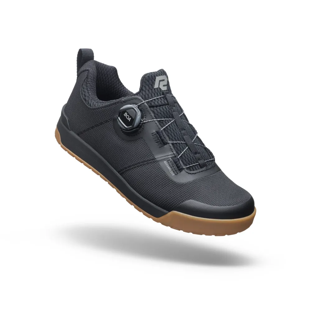uPRISE Bikes Ride Concepts Accomplice Boa Men's Flat MTB Shoes - Black | Price match, 365 day return s, 18-Month Warranty, Finance Available & Free UK Delivery