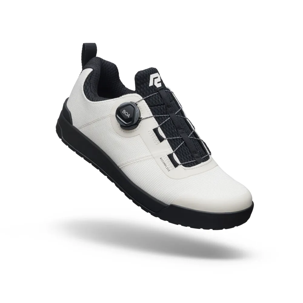 uPRISE Bikes Ride Concepts Accomplice Boa Men's Flat MTB Shoes - White | Price match, 365 day return s, 18-Month Warranty, Finance Available & Free UK Delivery