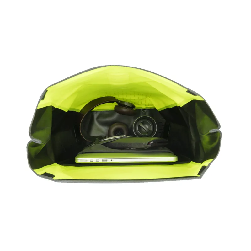 Altura Thunderstorm City Pannier Bag - 20 Litre - Hi-Viz Yellow/Black-3